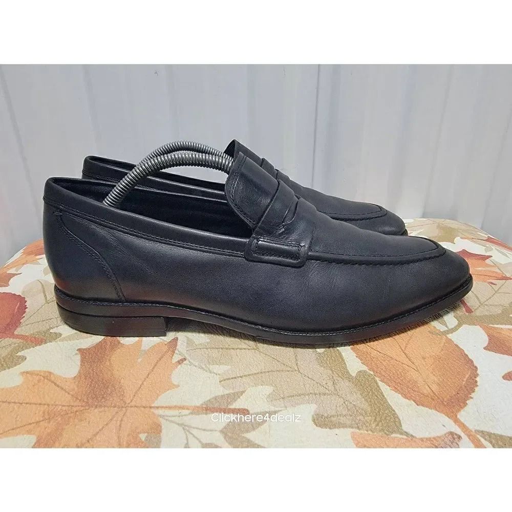 Cole Haan Warner Grand Penny Loafer Black Loafers Shoes C29037 Men's Size 9.5 M